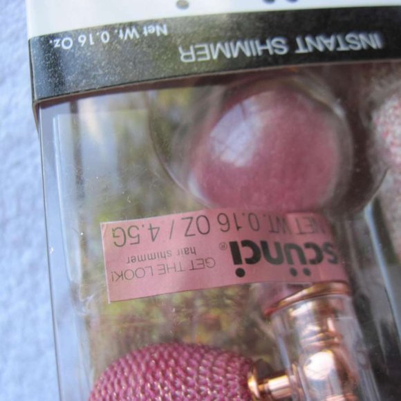 Scunci Instant Hair Shimmer Sparkling Glimmer Glitter Pink Silver Gold Ribbon - Picture 6 of 16